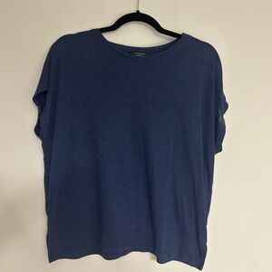 Banana Republic Classic Navy Short Sleeve Tee